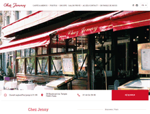 Tablet Screenshot of chez-jenny.com